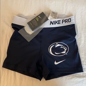 Penn state nike pro shorts